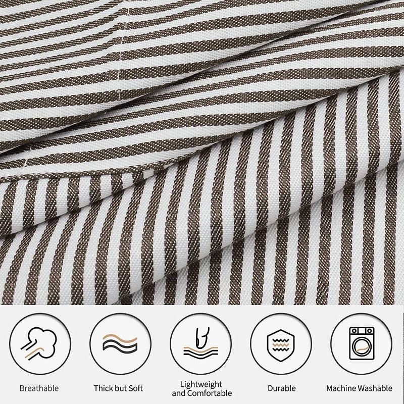 Polyester Apron Unisex Adjustable Cooking Apron Two Pockets Solid Apron