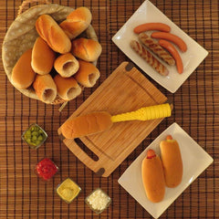 Hot Dogger Hot Dog Bun Driller for Grilling BBQ Ideal Size Brats Sausages
