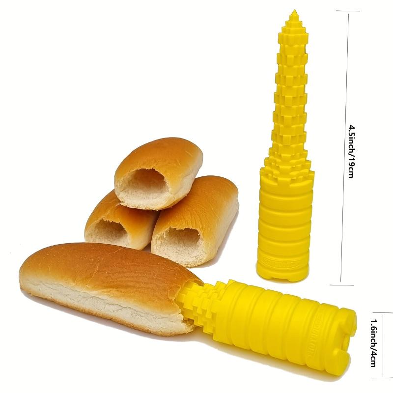 Hot Dogger Hot Dog Bun Driller for Grilling BBQ Ideal Size Brats Sausages