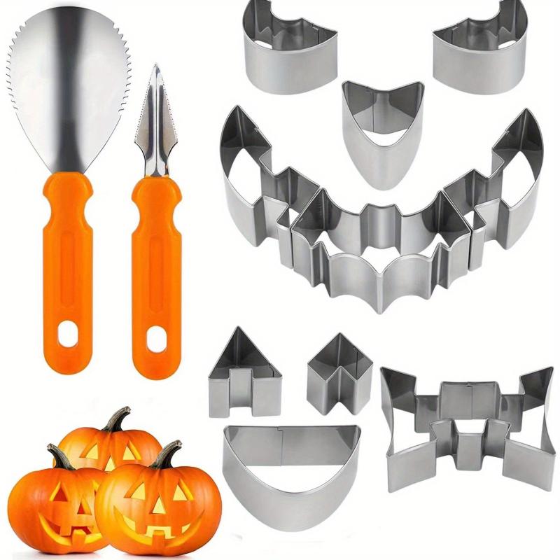 Halloween Pumpkin Carving Set Stainless Steel DIY Pumpkin Lantern Carving Tools