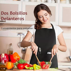 10pcs Polyester Apron Solid Halter Neck Apron Coffee Shop Antifouling Apron