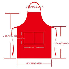 10pcs Polyester Apron Solid Halter Neck Apron Coffee Shop Antifouling Apron