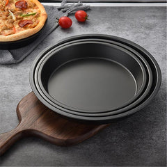 Non Stick Pizza Tray Baking Pan Round Carbon Steel Bakeware