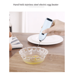 Handheld Milk Frother, Egg Beater - Automatic Foam Maker for Coffee, Matcha