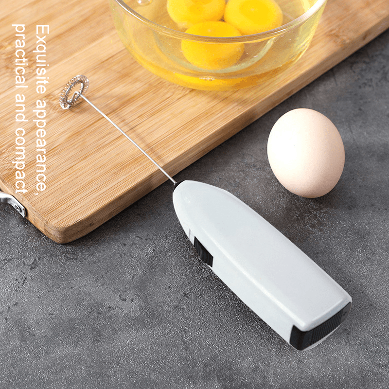 Handheld Milk Frother, Egg Beater - Automatic Foam Maker for Coffee, Matcha