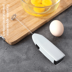 Handheld Milk Frother, Egg Beater - Automatic Foam Maker for Coffee, Matcha