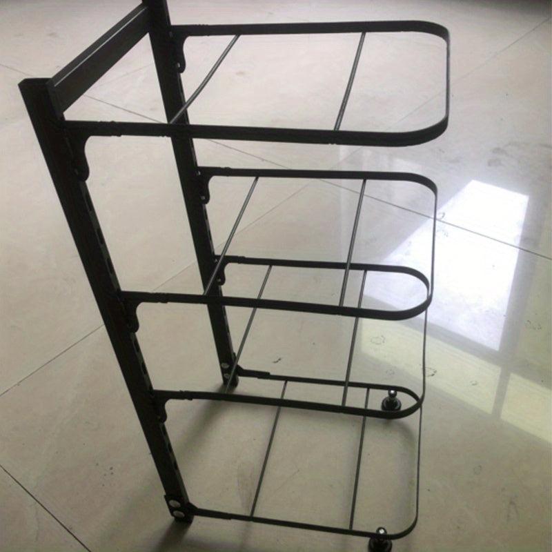 1pc Kitchen Shelf Pots And Pans Storage Rack Countertop Corner Shelf