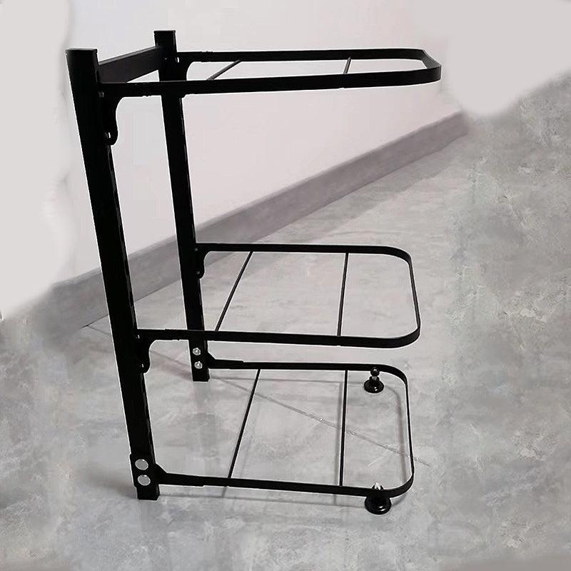 1pc Kitchen Shelf Pots And Pans Storage Rack Countertop Corner Shelf