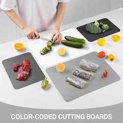 8pcs Chopping Board Set Plastic Cutting Boards For Kitchen BPA Cutting Board Set