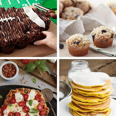 Handheld Stainless Steel Batter Separator Cupcake Funnel