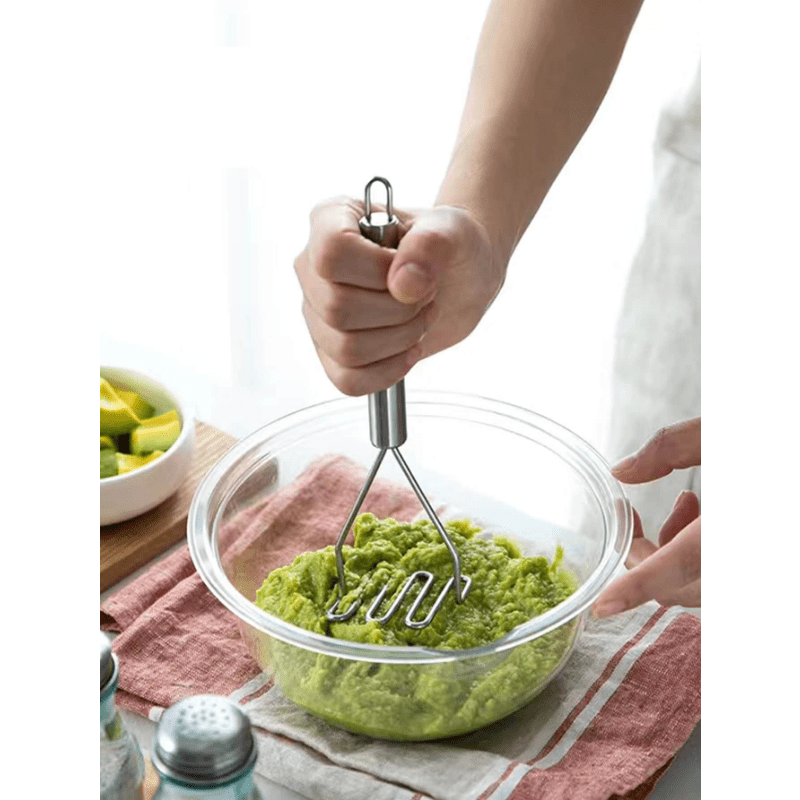 Stainless Steel Potato Masher for Smooth Mashed Potatoes