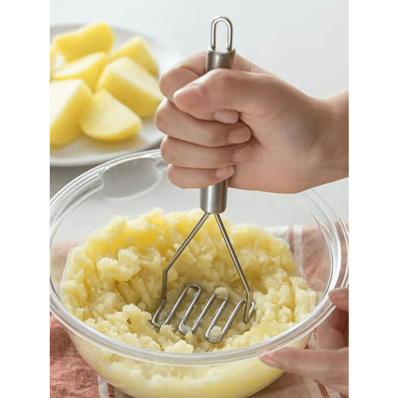 Stainless Steel Potato Masher for Smooth Mashed Potatoes