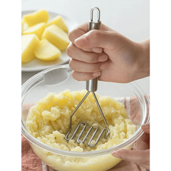 Stainless Steel Potato Masher for Smooth Mashed Potatoes