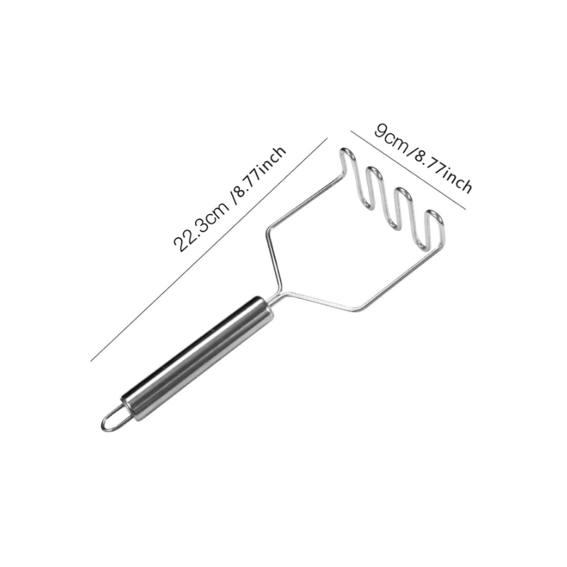 Stainless Steel Potato Masher for Smooth Mashed Potatoes