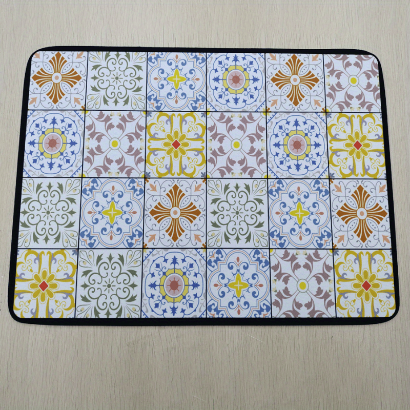 1pc Dish Drying Pad Bathroom Kitchen Drain Mat Diatom Mud Faucet Absorbent Mat