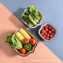 6pcs Reusable Drain Basket for Vegetables and Fruits