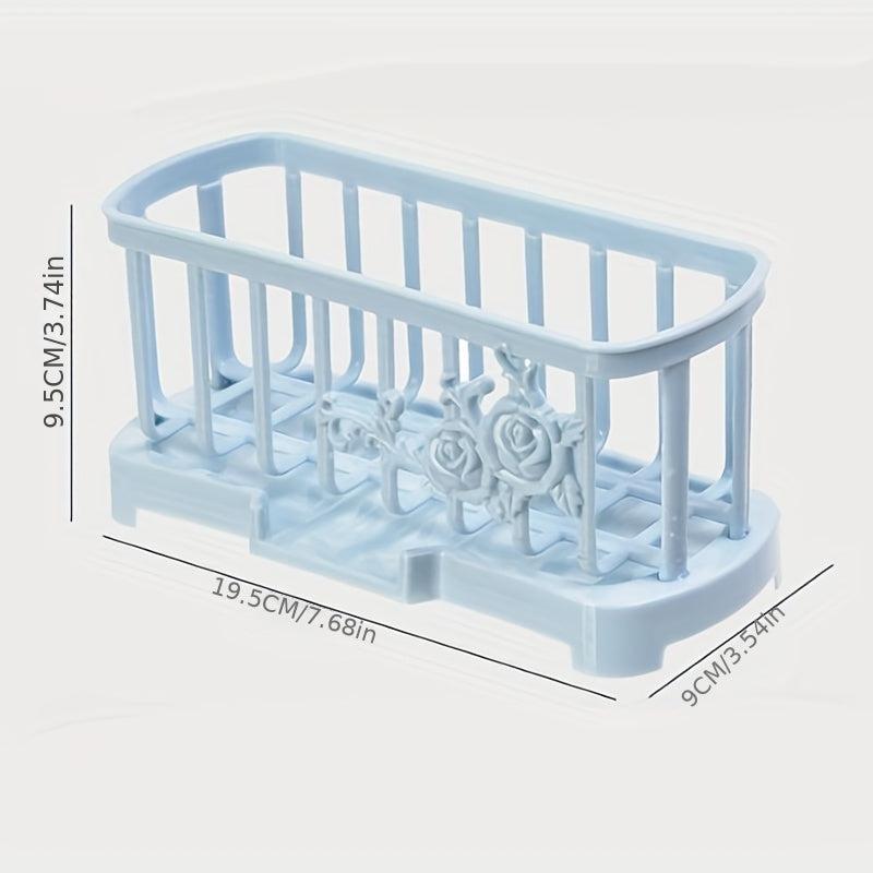 Large Plastic Rag Rack for Countertop and Sink Sponge Storage