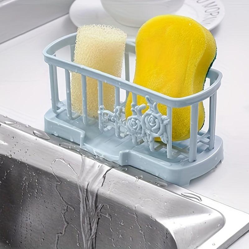 Large Plastic Rag Rack for Countertop and Sink Sponge Storage