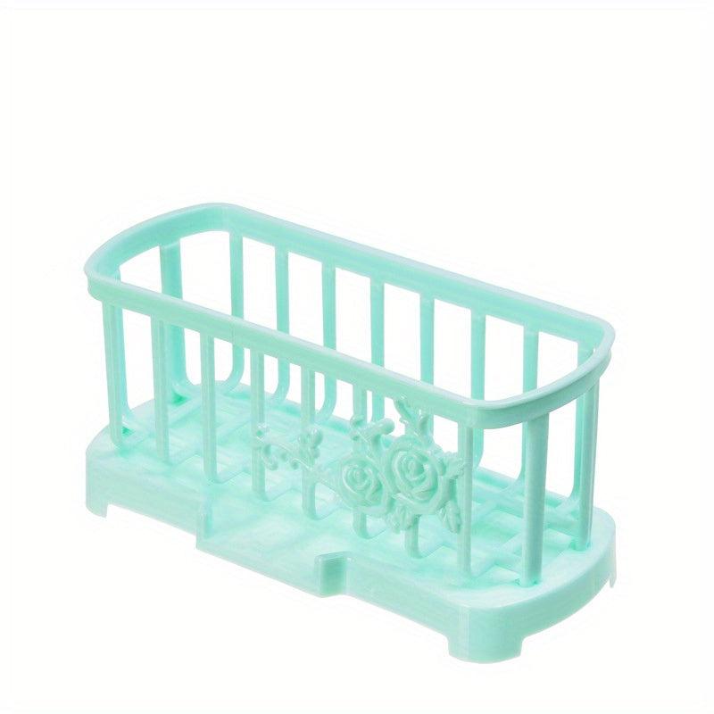 Large Plastic Rag Rack for Countertop and Sink Sponge Storage