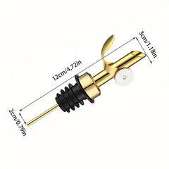 Stainless Steel Olive Vinegar Pourer Stopper Spout Kitchen Gadget