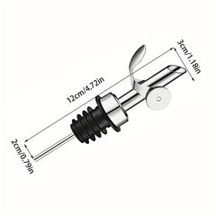 Stainless Steel Olive Vinegar Pourer Stopper Spout Kitchen Gadget