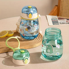 Cartoon Water Bottle for Summer Hydration