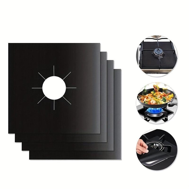 8pcs Gas Stove Mat Heated Resistant Gas Top Liner