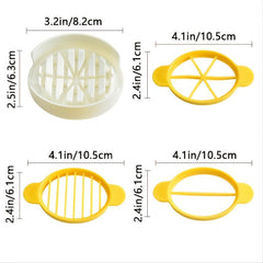 3in1 Egg Slicer Egg Cutter Kitchen Tool Stainless Steel