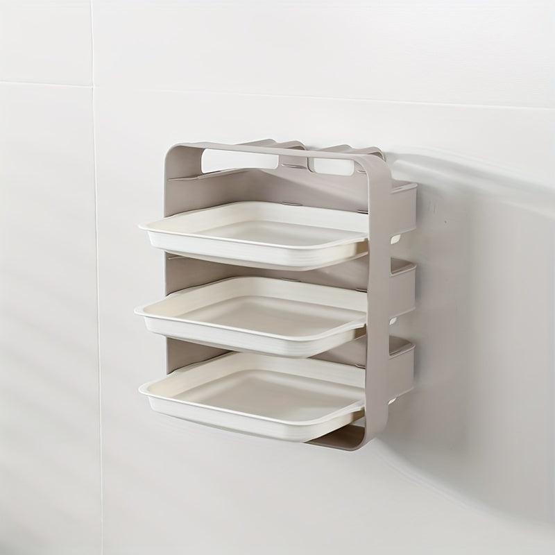 6 Layer Kitchen Rack Stand Stackable Storage Fruit Vegetables Tray