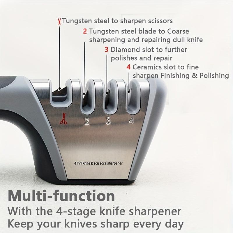 10-16cm Professional Sharpener for Kitchen and Chef Knives - Easy to Use