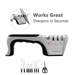 10-16cm Professional Sharpener for Kitchen and Chef Knives - Easy to Use