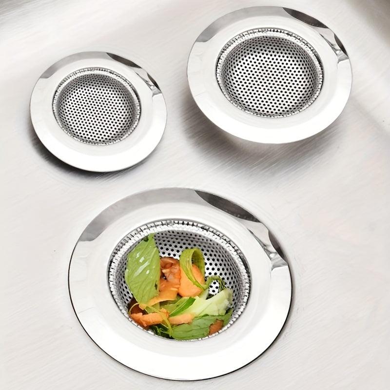 1pc Sink Basket Strainer Stainless Steel Kitchen Sink Strainer