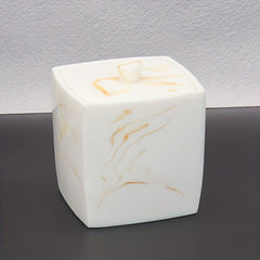 Dustproof Swab Box Bath Salt Container Plastic Storage Tank Cosmetic Organizer