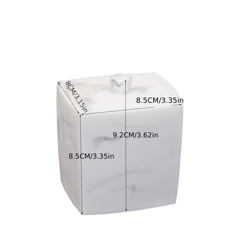 Dustproof Swab Box Bath Salt Container Plastic Storage Tank Cosmetic Organizer