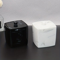 Dustproof Swab Box Bath Salt Container Plastic Storage Tank Cosmetic Organizer
