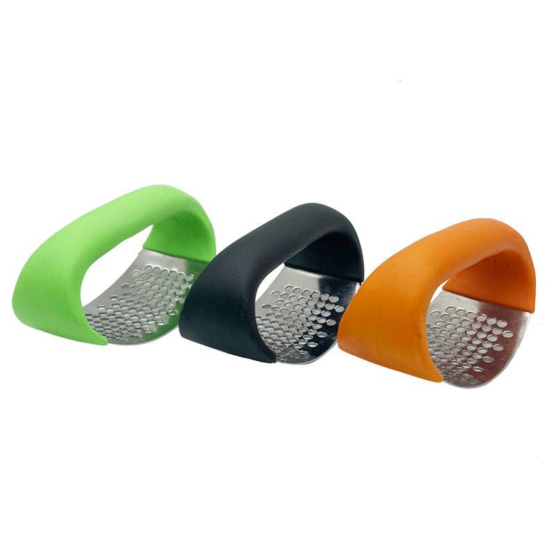 Stainless Steel Garlic Press Rocker Metal Garlic Mincer