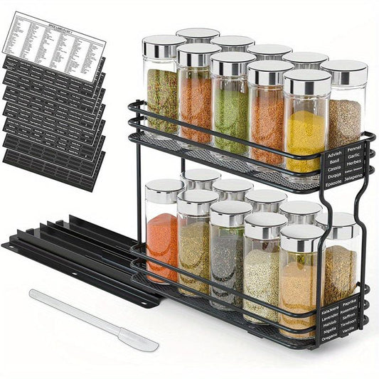 Pull Out Spice Rack Kitchen Organization Under Sink Organizer