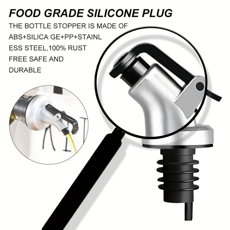 5pcs Olive Spouts Vinegar Bottle Stopper Spout Leakproof Nozzle Dispenser