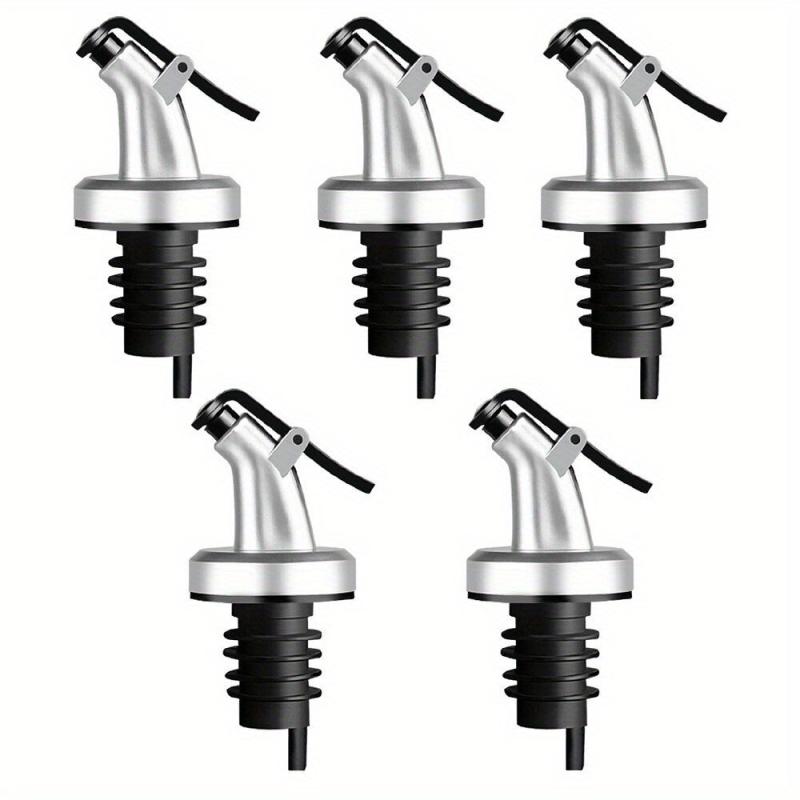 5pcs Olive Spouts Vinegar Bottle Stopper Spout Leakproof Nozzle Dispenser