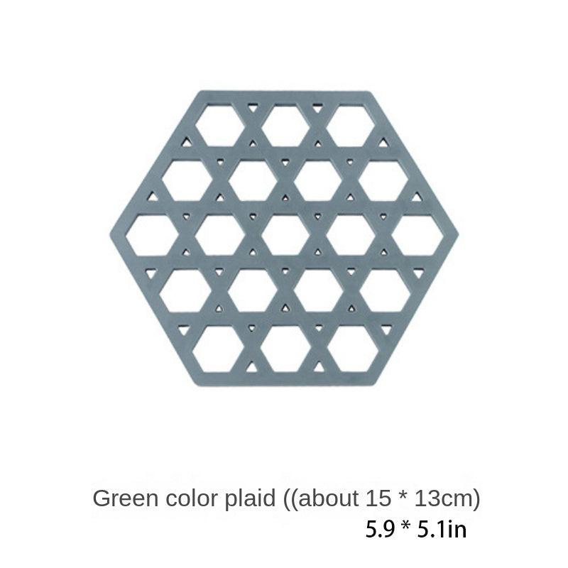 1pc Plastic Potholder Heat Insulation Pad Anti-scalding Bowl Mat