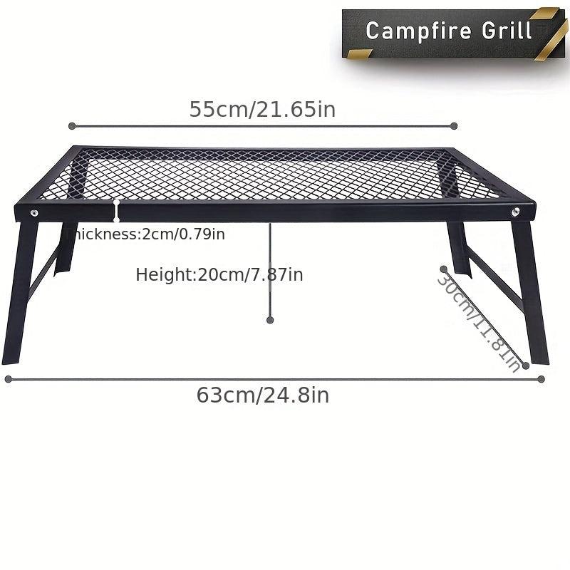 Portable Campfire Grill BBQ Rack 63 55 Charcoal Grill Outdoor Cooking