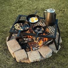 Portable Campfire Grill BBQ Rack 63 55 Charcoal Grill Outdoor Cooking