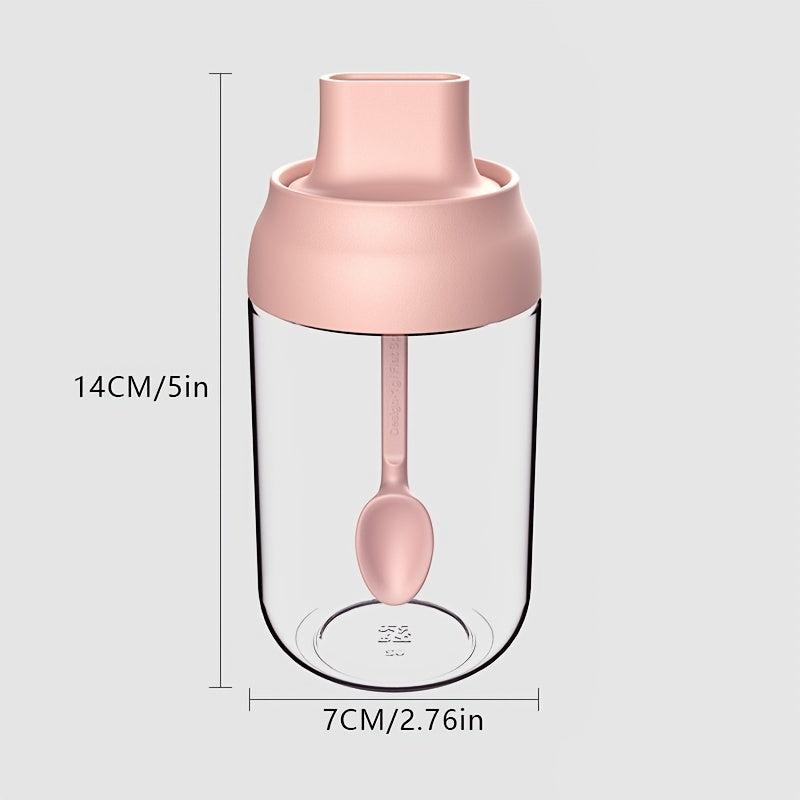 Glass Seasoning Jar Salt Pepper Container Storage
