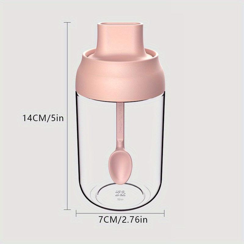 Glass Seasoning Jar Salt Pepper Container Storage