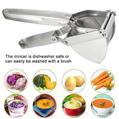 Stainless Steel Potato Ricer with Non Slip Handle