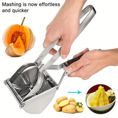 Stainless Steel Potato Ricer with Non Slip Handle