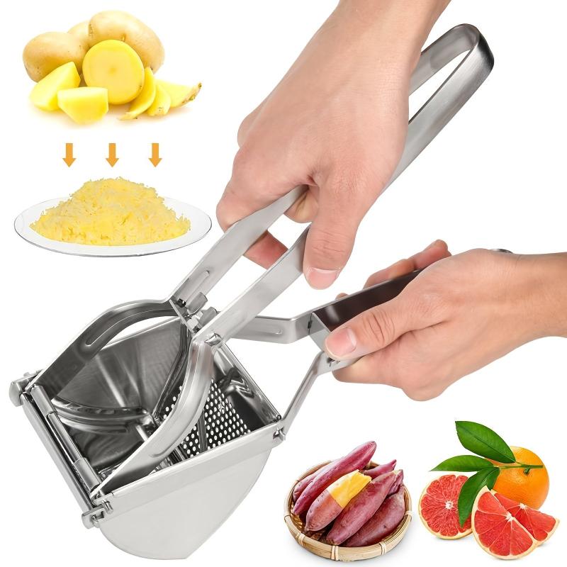 Stainless Steel Potato Ricer with Non Slip Handle