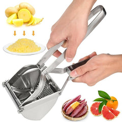 Stainless Steel Potato Ricer with Non Slip Handle