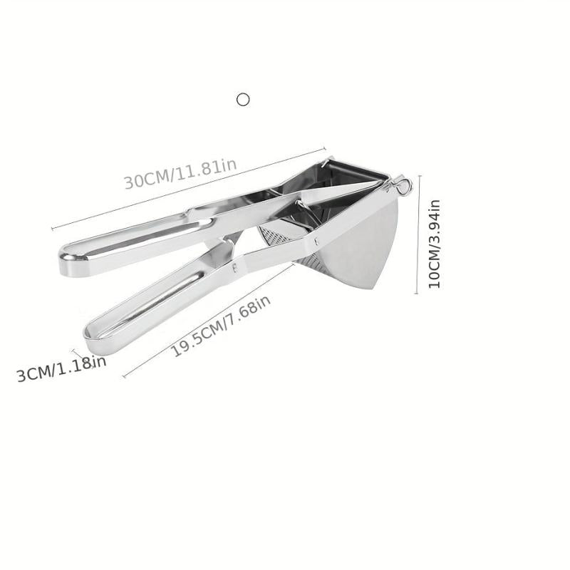 Stainless Steel Potato Ricer with Non Slip Handle