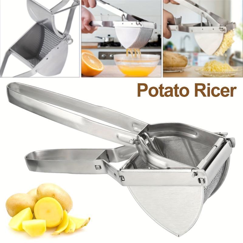 Stainless Steel Potato Ricer with Non Slip Handle